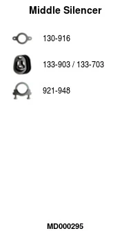 Silencieux central FA1 MD000295