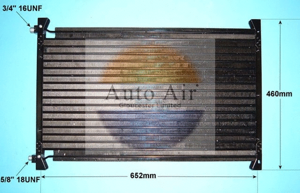 Condenseur, climatisation AUTO AIR GLOUCESTER 16-5000