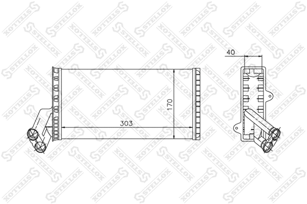 Système de chauffage STELLOX 10-35004-SX