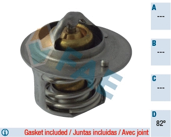 Thermostat, liquide de refroidissement FAE 5310082