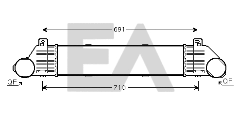 Refroidisseur d'air de suralimentation EACLIMA 36A50020