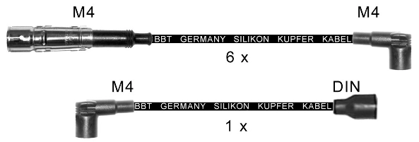 Kit de câbles d'allumage BBT ZK0418