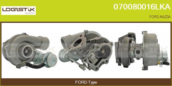 Turbocompresseur, suralimentation LGK 070080016LKA