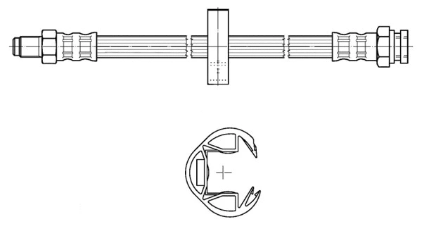 Flexible de frein CEF 511411