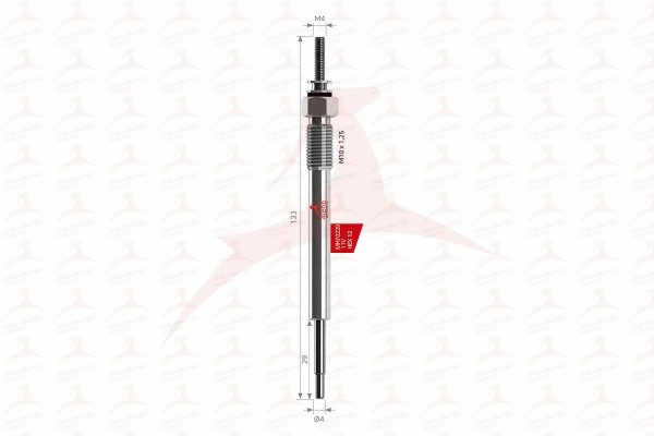 Bougie de préchauffage MEHA AUTOMOTIVE MH70229