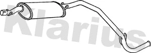 Silencieux arrière KLARIUS 260084