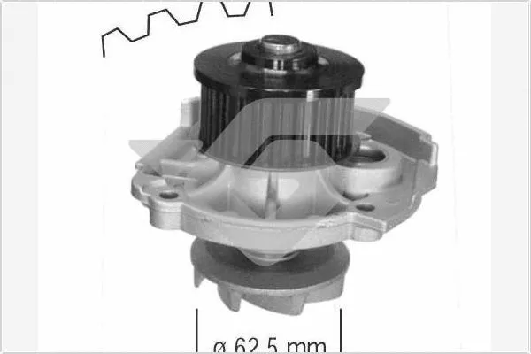 Pompe à eau, refroidissement du moteur HUTCHINSON WP46