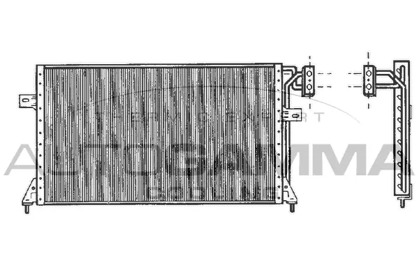 Condenseur, climatisation AUTOGAMMA 101740