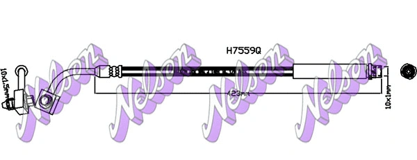 Flexible de frein KAWE H7559Q