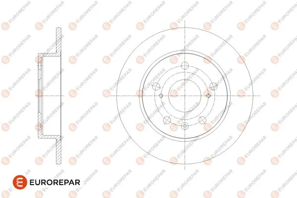 Disque de frein EUROREPAR 1676008980