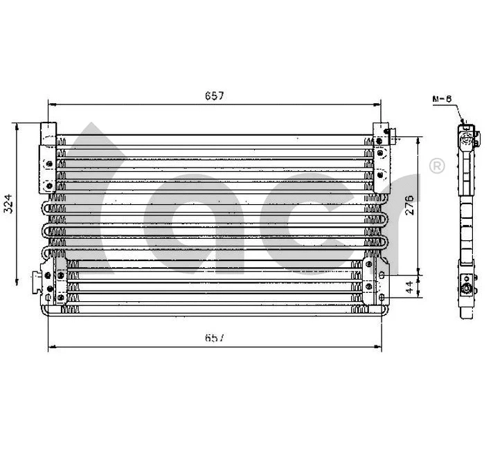 Condenseur, climatisation ACR 300240