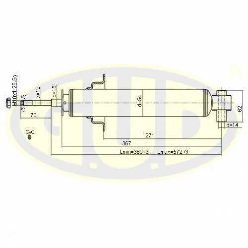 Amortisseur G.U.D. GSA341211