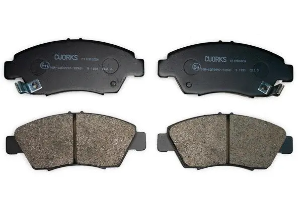 Kit de plaquettes de frein, frein à disque CWORKS C11NR0024