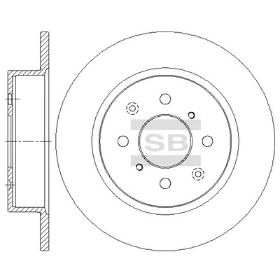 Disque de frein Hi-Q SD6202