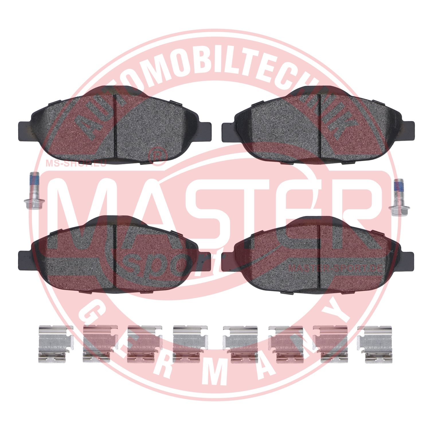 Kit de plaquettes de frein, frein à disque MASTER-SPORT GERMANY 13046038472T-SET-MS