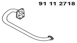 Tuyau d'échappement EBERSPÄCHER 91 11 2718