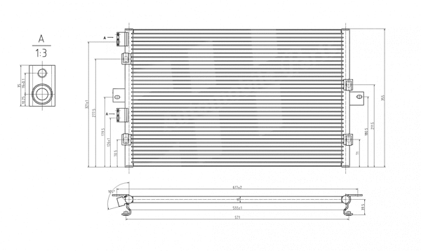 Condenseur, climatisation HART 606 069