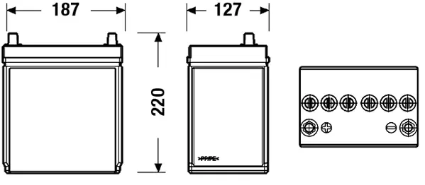 Batterie de démarrage CENTRA CB357