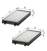 Filtre, air de l'habitacle UNIFLUX FILTERS XC473