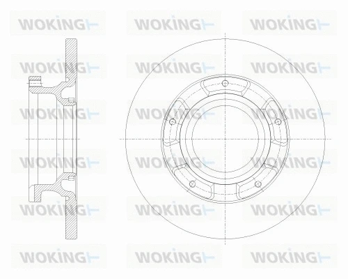 Disque de frein WOKING D62534.00
