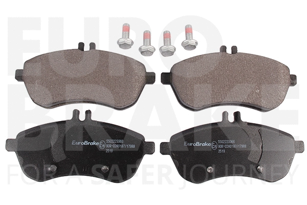 Kit de plaquettes de frein, frein à disque EUROBRAKE 5502223366