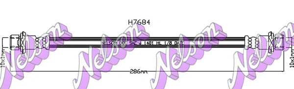 Flexible de frein BROVEX-NELSON H7684