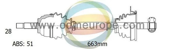 Arbre de transmission 4X4 ESTANFI EST-18-291361