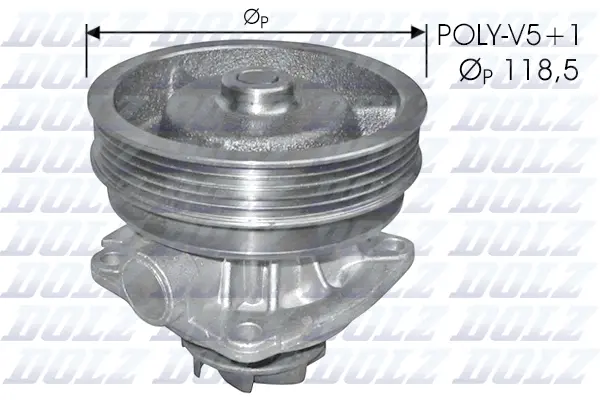Pompe à eau, refroidissement du moteur DOLZ S217