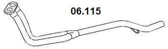 Tuyau d'échappement NOVAK 06.115