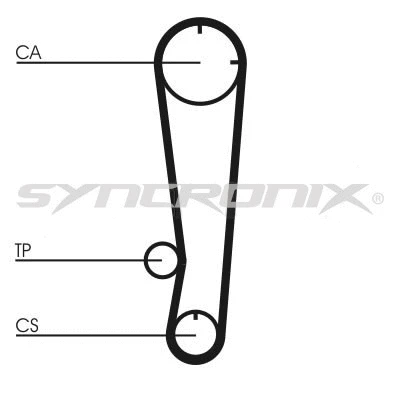 Kit de courroie crantée SYNCRONIX SY210738