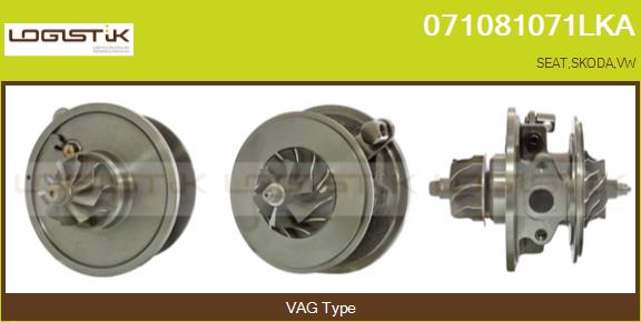 Groupe carter, turbocompresseur LGK 071081071LKA