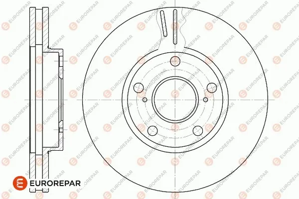 Disque de frein EUROREPAR 1667867980