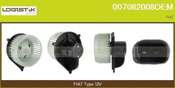 Pulseur d'air habitacle LGK 007082008OEM