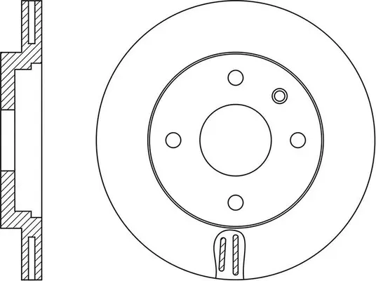 Disque de frein FIT FR0664V