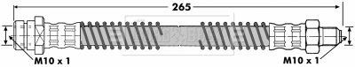 Flexible de frein BORG & BECK BBH7054