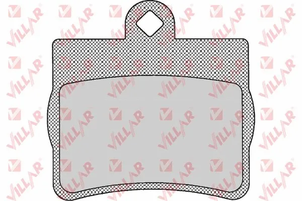 Kit de plaquettes de frein, frein à disque VILLAR 626.0725