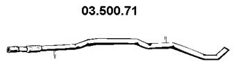 Tuyau d'échappement EBERSPÄCHER 03.500.71