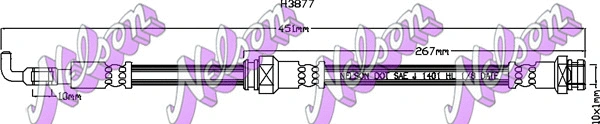 Flexible de frein KAWE H3877