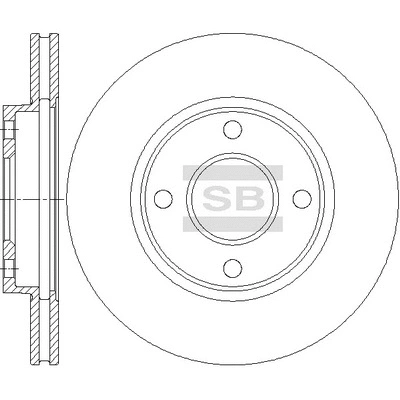 Disque de frein Hi-Q SD4431