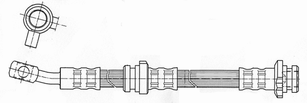 Flexible de frein CEF 511984