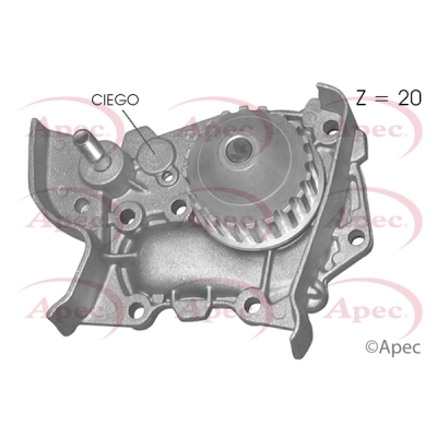 Pompe à eau, refroidissement du moteur APEC AWP1442