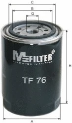Filtre à huile MFILTER TF 76