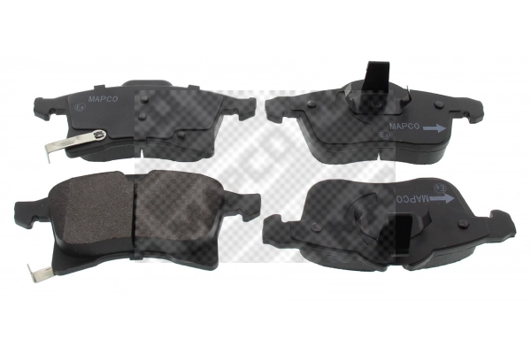 Kit de plaquettes de frein, frein à disque MAPCO 6710