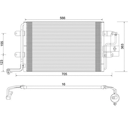 Condenseur, climatisation PowerMax 7110293