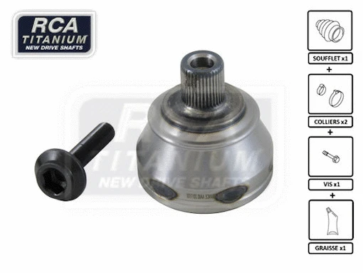Jeu de joints, arbre de transmission RCA FRANCE AA93