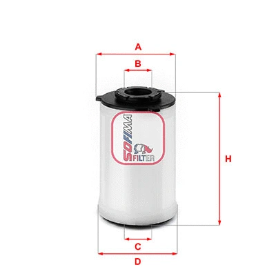 Filtre à carburant SOFIMA S 3H2O NE