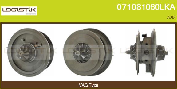 Groupe carter, turbocompresseur LGK 071081060LKA