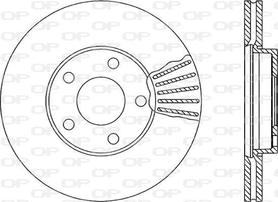 Disque de frein OPEN PARTS BDR1732.20