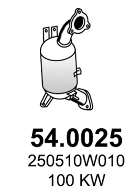 Catalyseur ASSO 54.0025
