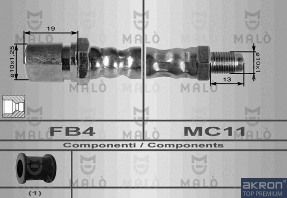 Flexible de frein AKRON-MALÒ 8361